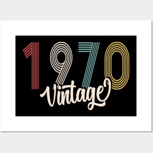 vintage 1970 made in 1970 50th gift Posters and Art